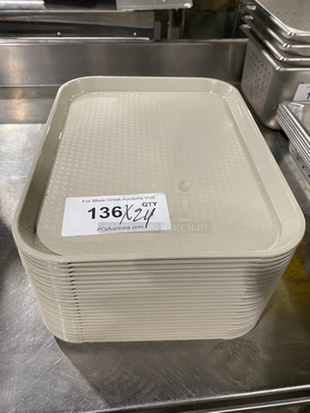 Cambro Poly Food Serving Trays! 24x Your Bid!