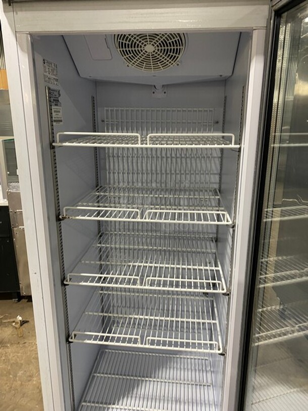 AWESOME! Iarp Commercial Single Door Reach In Ice Cream Merchandiser! With Poly Coated Racks! 110-120V! Model: EIS553 SN: 15FE93319! - Image 5 of 9