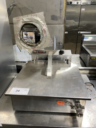 All Stainless Steel Electric Powered Counter Top Fryer! With Digital Controls! With Drain! 115V 1 Phase! 
