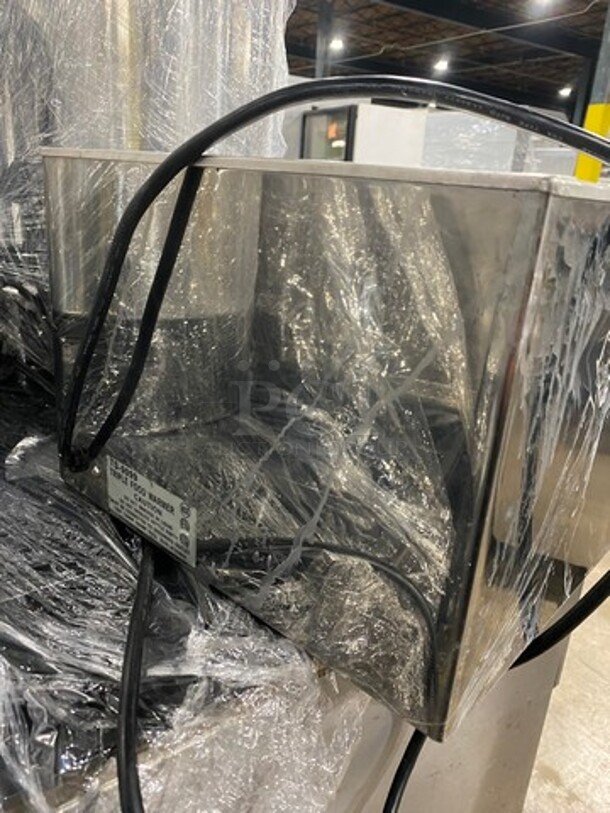 Omcan Commercial Countertop Triple Food Warmer! All Stainless Steel! Model: TS9099 120V - Image 4 of 9