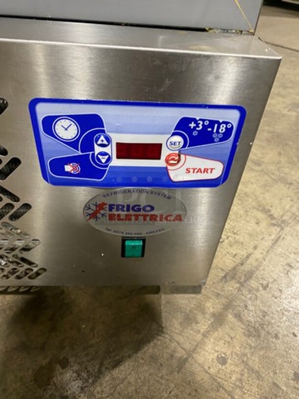 Frigo Electrica Commercial Single Door Under The Counter Blast Chiller! All Stainless Steel! Model: AT05ISO SN: 20122036 230V 60HZ 1 Phase - Image 6 of 8