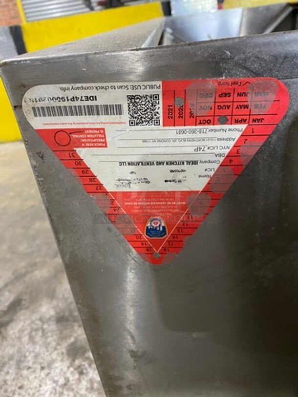 Commercial Solid Stainless Steel Hood System! - Image 6 of 9