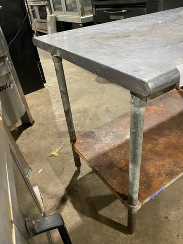 L & J Solid Stainless Steel Worktop Table! With Storage Space Underneath! - Image 2 of 7