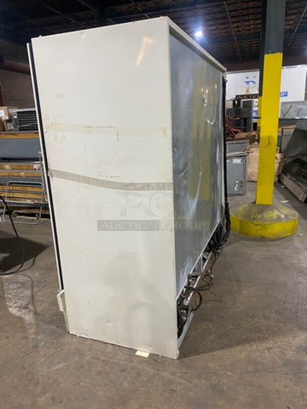 National Refrigeration Commercial 3 Door Reach In Freezer Merchandiser! With View Through Doors! With Poly Coated Racks! Model: ULG80BCP-5 SN: 0534002 115/208/230V 60HZ 1 Phase - Image 4 of 10