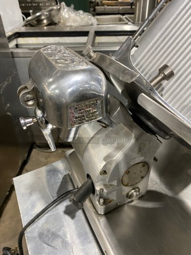 Globe Commercial Countertop Deli/ Meat Slicer! All Stainless Steel! - Image 7 of 9