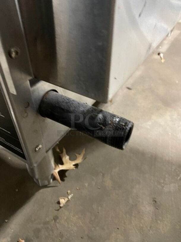 NEW! OUT OF THE BOX! CPG Commercial Countertop Natural Gas Powered Flat Top Griddle! With Back And Side Splashes! All Stainless Steel! On Small Legs! SN: 2108004582 - Image 8 of 8