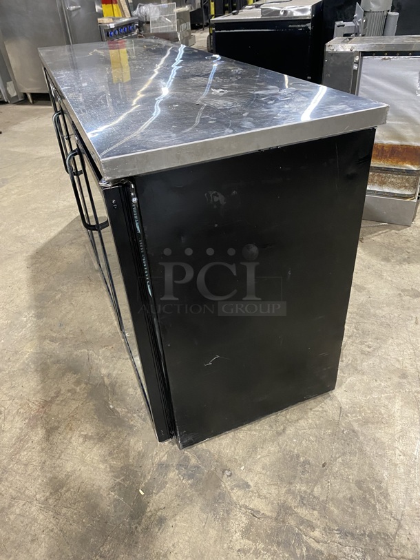 Avantco Refrigerated Bar Back Cooler Merchandiser! Model 178UBB2472G Serial 9133150037! 115 Volts, 1 Phase. 
 - Image 2 of 8