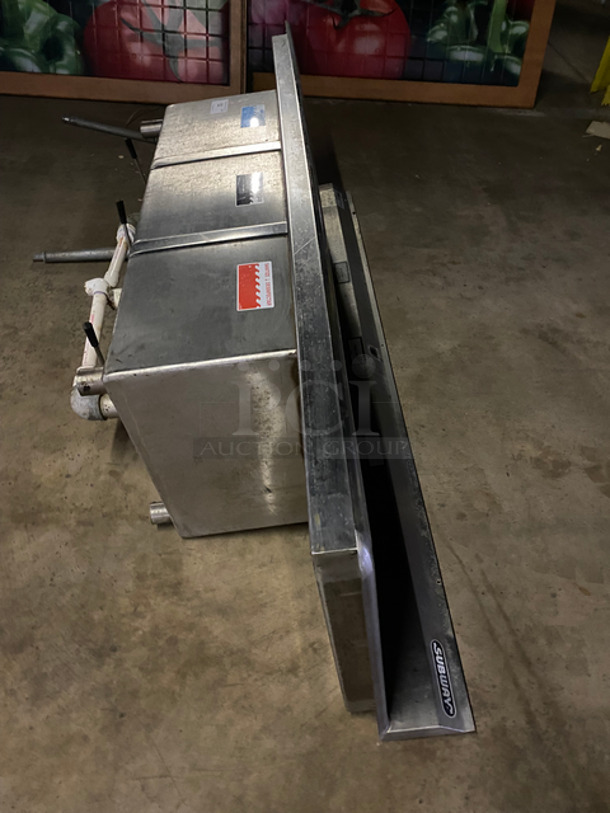 Duke Commercial 3 Bay Sink! With Dual Drainboard, Faucet, Handles And Spray Nozzle Attachment! All Stainless Steel! - Image 3 of 8