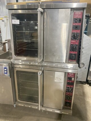 Nice! Dynamic Cooking Systems Natural Gas Powered Heavy Duty Convection Oven! Professional Series! With Metal Racks! 2 X Your Bid! Working When Removed! 