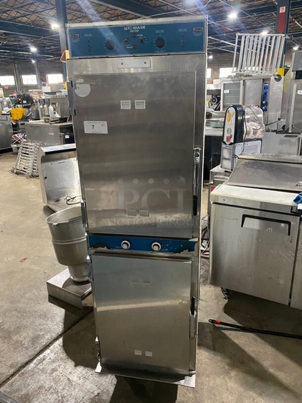 WOW! Alto Shaam Commercial Heated Holding Cabinet/ Food Warmer! All Stainless Steel! On Casters!