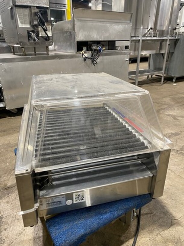 APW Wyott Commercial Countertop Hot Dog Roller Grill! All Stainless Steel! Model: HRSDI45 SN: HRS450821A0059 120V 60HZ 1 Phase - Image 3 of 8