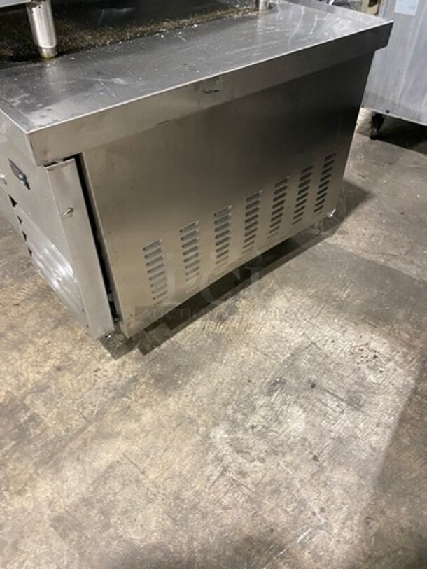 Ikon Commercial Refrigerated Chef Base! With 2 Drawer Storage Space! All Stainless Steel! On Casters! Model: KCBR60 SN: KCBR608145173 115V 60HZ 1 Phase - Image 4 of 8