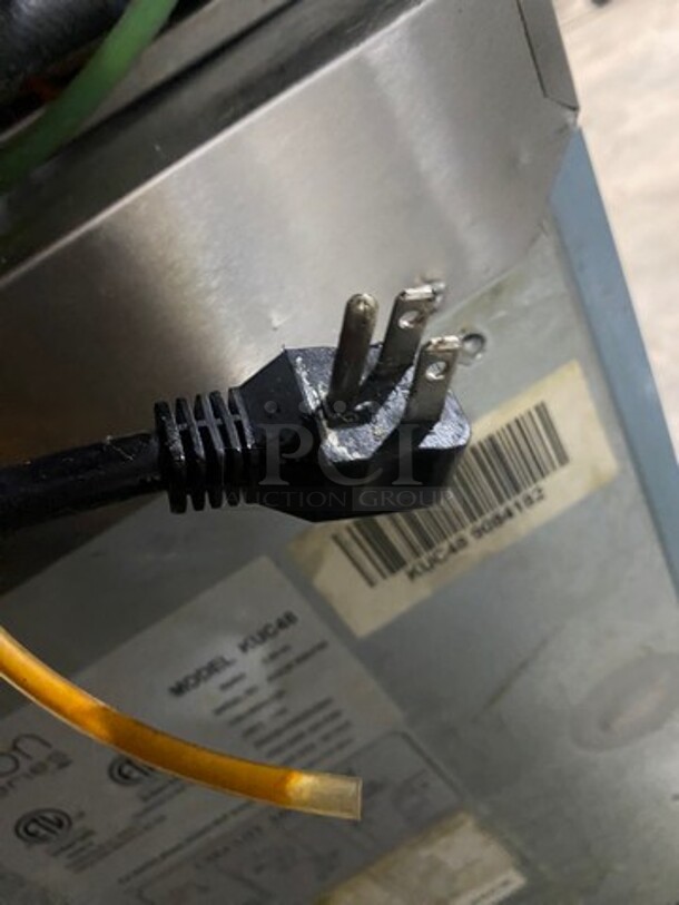 Ikon Commercial 2 Door Lowboy/Worktop Cooler! All Stainless Steel! On Casters! Model: KUC48 SN: 9084182 115V 60HZ 1 Phase - Image 7 of 7