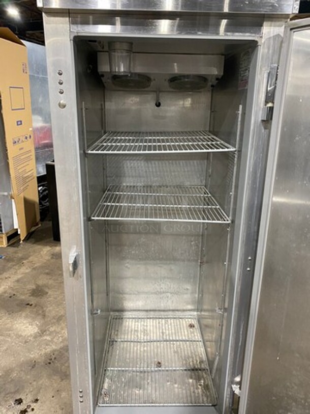 Continental Commercial Single Door Reach In Freezer! All Stainless Steel! On Casters! Model: 1FE SN: 14878381 115V 60HZ 1 Phase - Image 5 of 9