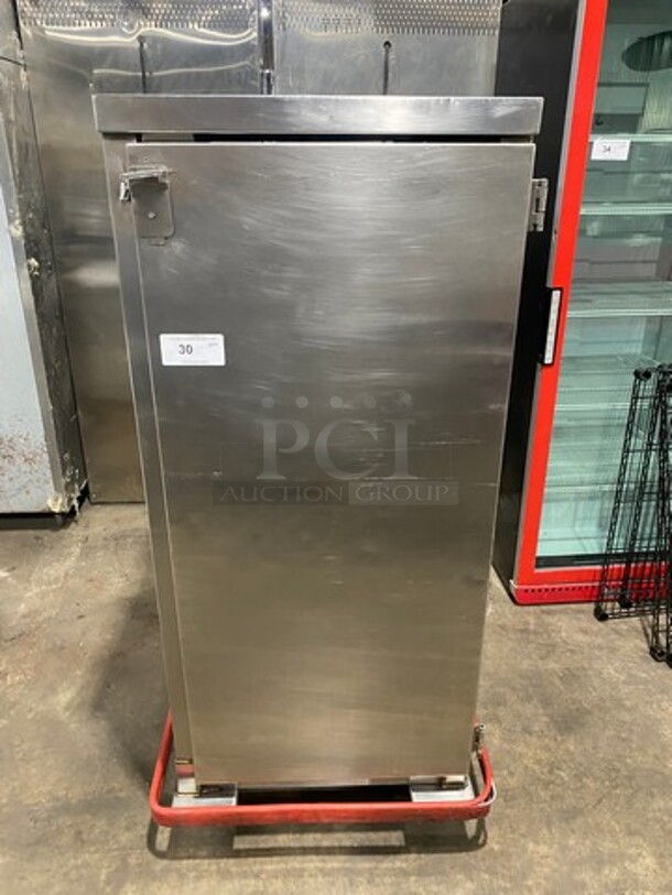 Commercial Dual Side Door Enclosed Pan Rack! Solid Stainless Steel! On Casters! - Image 1 of 8