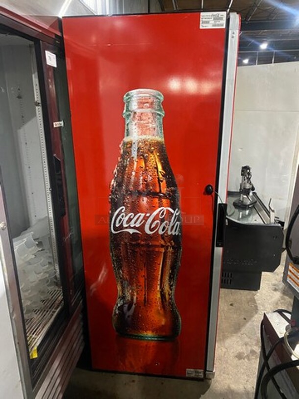 Metalfrio Commercial Single Door Reach In Cooler Merchandiser! With View Through Door! With Poly Coated Racks! Model: NG27CHC 120V - Image 2 of 8