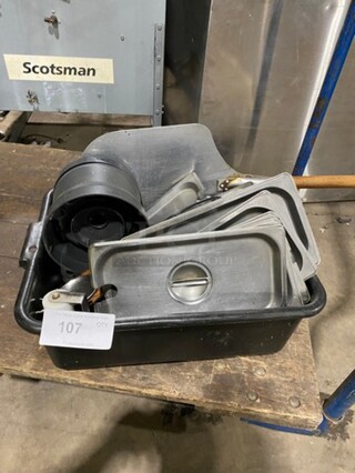 ALL ONE MONEY! MISCELLANEOUS! Includes Food Pan Lids, Piza Paddle And More!