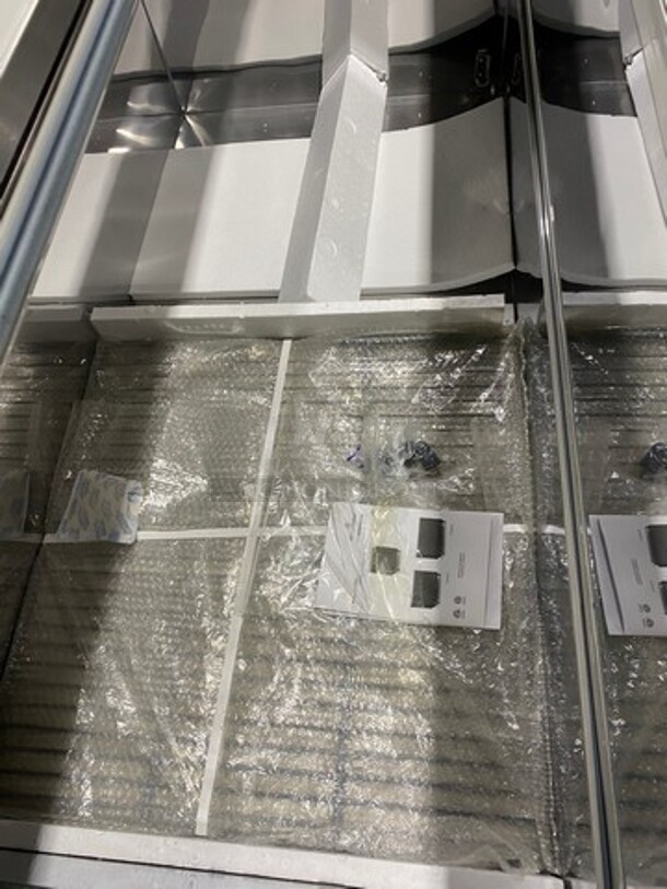 COOL! NEW! SCRATCH-N-DENT! Kelvinator Commercial Refrigerated Milk Cooler! Stainless Steel Body! On Casters! Model: KCHMC58 SN: 91610040 115V - Image 6 of 12