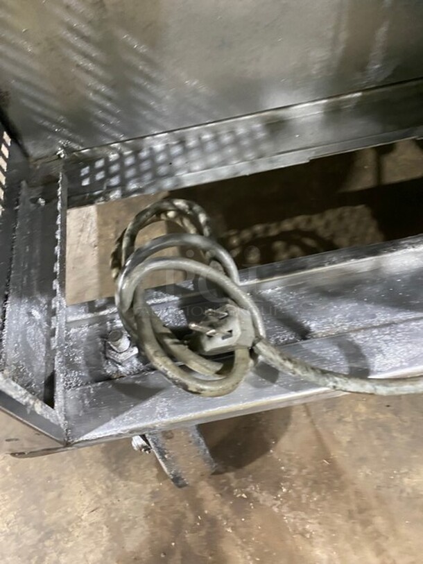 Turbo Air Commercial Refrigerated Mega Top Sandwich Prep Table! With 3 Door Storage Space Underneath! Poly Coated Racks! All Stainless Steel! On Casters! Model: MST7230 SN: 30MM7T611061 115V  - Image 9 of 9