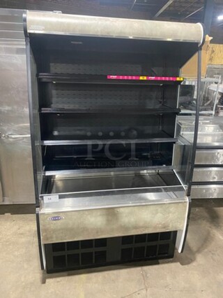 FEDERAL  Refrigerated Open Grab-N-Go Display Case Merchandiser! Model RSSM478SC-3 Serial 09090356630! 120/208/230V 1 Phase! 