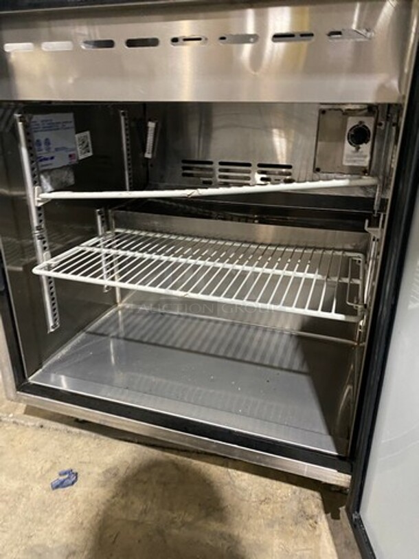 Turbo Air Refrigerated Salad Bar Island! Single Door Storage Space Underneath! All Stainless Steel! Model: MST28711S - Image 6 of 7