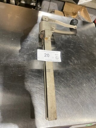 Stainless Steel Commercial Manual Can Opener!