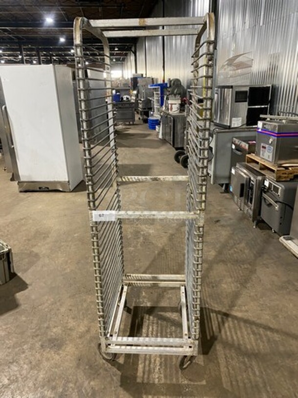 Metal Commercial Pan Transport Rack! On Casters! - Image 1 of 5
