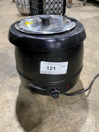 Yindu Kitchen Metal Commercial Countertop Food Warmer Soup Kettle! Model: AT51588 120V 60HZ 1 Phase