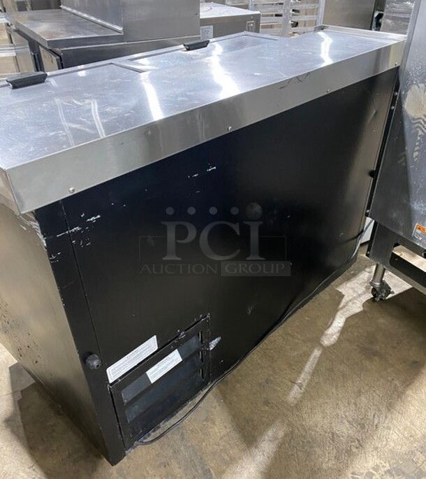 Fogel Stainless Steel Commercial Back Bar Bottle Cooler w/ 2 Sliding Lids! MODEL BC50DBST SN:2003100019 115V 1PH - Image 3 of 10