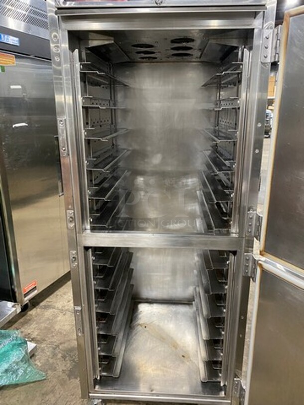 Cres Cor Commercial Electric Powered Split Door Roast-N-Hold Oven! All Stainless Steel! On Casters! Model: RO151FUA12DE4803Z SN: JBIJ0005151631 480V 60HZ 3 Phase - Image 5 of 10