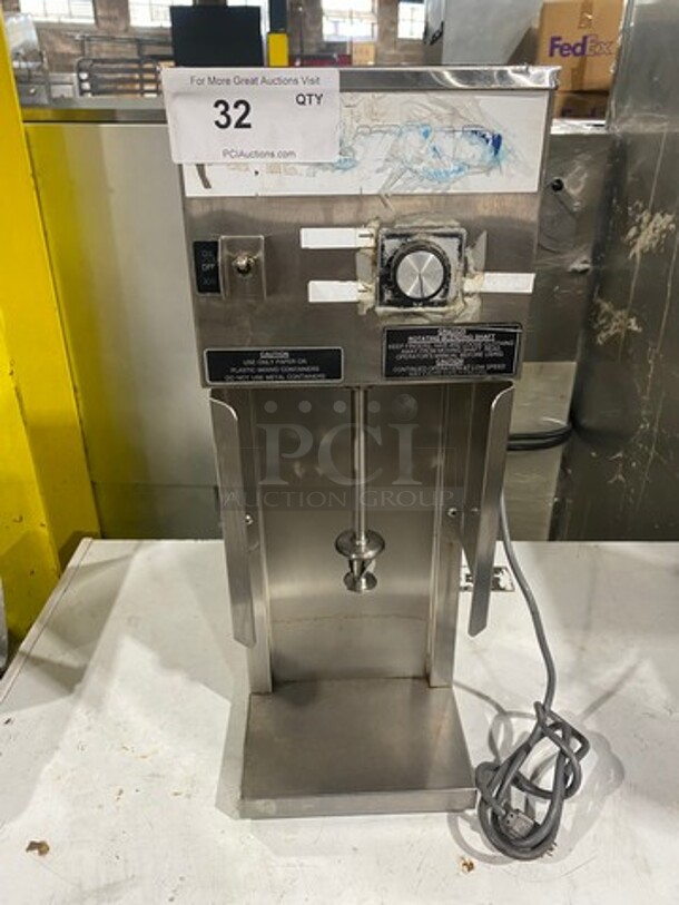 International Dairy Queen Commercial Countertop Blizzard Mixer! Solid Stainless Steel! Model: BM3 SN: H2D12330 120V 60HZ 1 Phase - Image 1 of 8