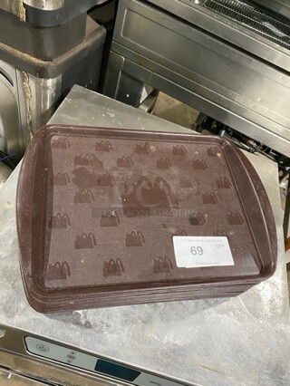 Lot Of Vintage Mcdonalds Serving Trays! All One Bid!