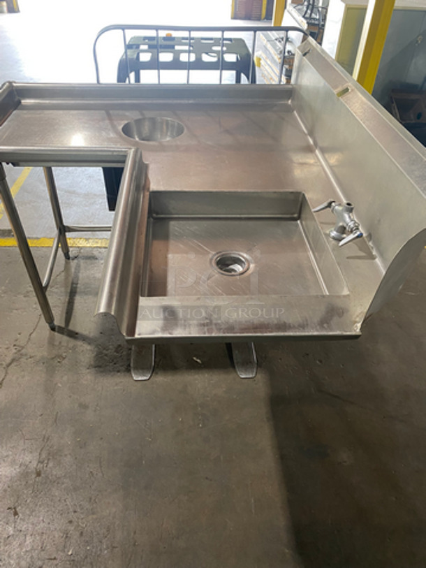 Hobart Commercial Heavy Duty Conveyor Dishwasher! With 2 Tables 48x60! All Stainless Steel! On Legs! Model: CRS86A SN: 8510 - Image 7 of 12