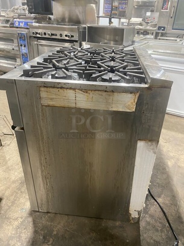 Thermador 6 Burner Stove! With Oven Underneath! Metal Oven Racks! Stainless Steel! - Image 4 of 8