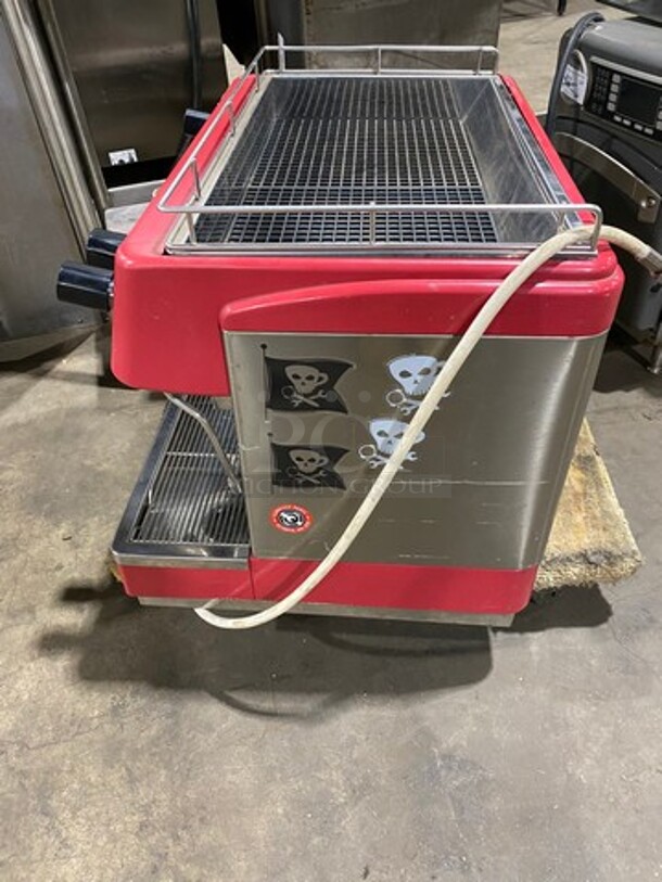 Brasilia Commercial Countertop 2 Group Espresso Machine! Stainless Steel! Model: 205EXFNCDIG2 SN: 229647 230V 60HZ 2 Phase - Image 4 of 9