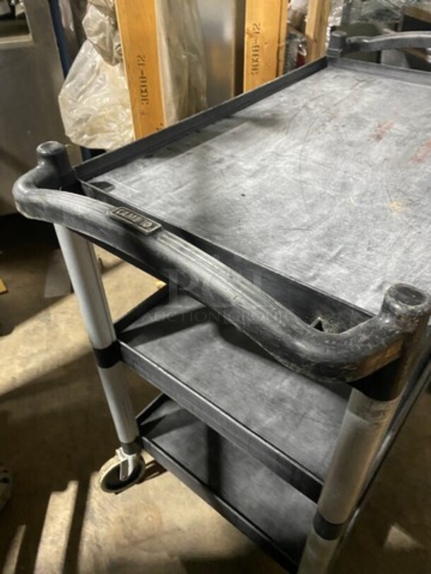 Cambro Commercial 3 Tier Poly Utility Cart! On Casters! - Image 8 of 8