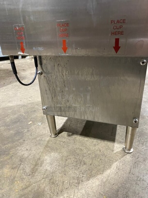 Silver King Commercial Countertop Refrigerated Milk Dispenser! Stainless Steel Body! On Legs! - Image 7 of 7