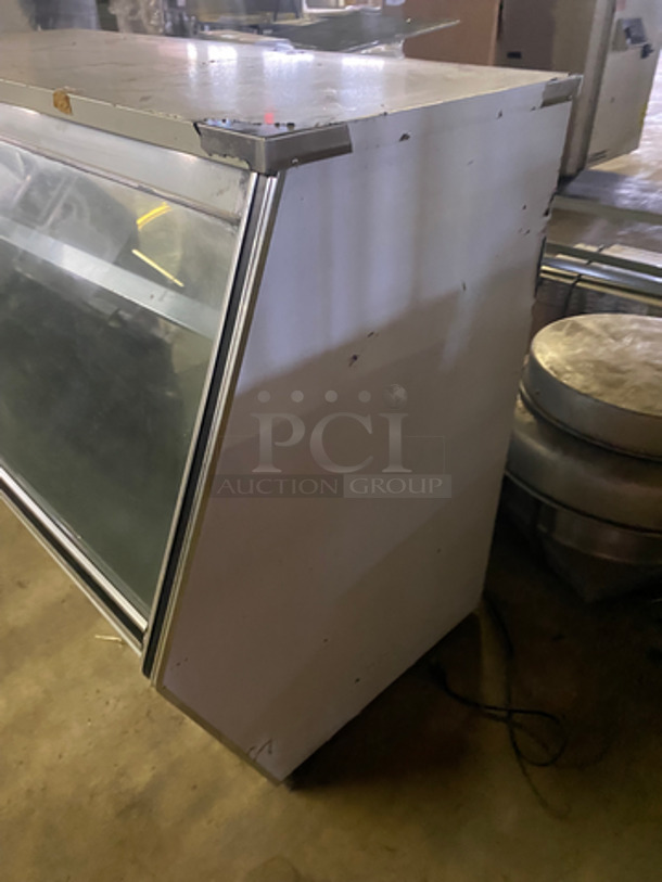 WOW! Coolman Commercial Refrigerated Deli Display Case! With Slanted Front Glass! With Stainless Steel Shelf! With Glass Rear Access Doors! Model: CRI60CD SN: 31117 120V 60HZ 1 Phase60 - Image 2 of 8