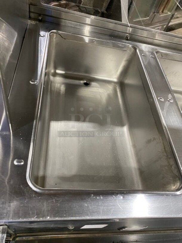 Eagle Commercial Electric Powered 5 Well Steam Table! With Storage Space Underneath! All Stainless Steel! On Casters! Model: YSPHT5 SN: 2008990273 208V 60HZ 1 Phase! Working When Removed!  - Image 6 of 10