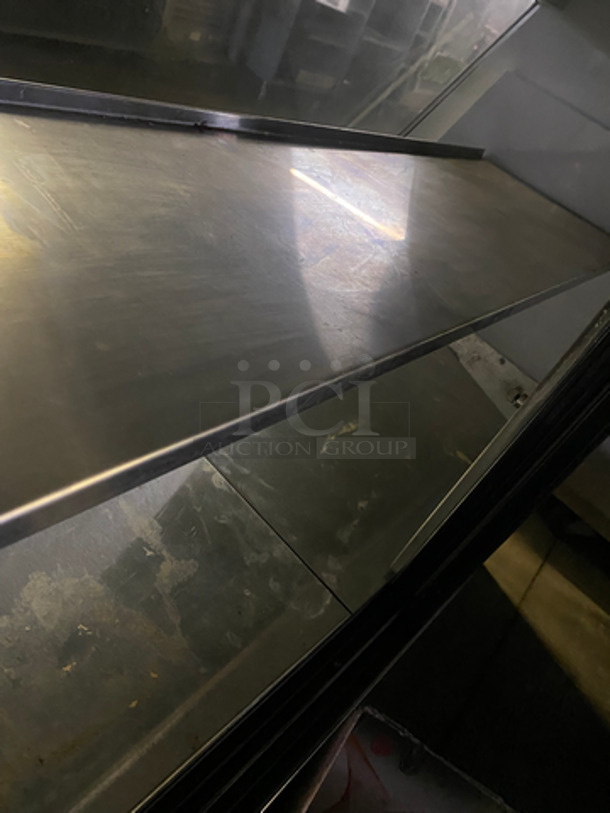 WOW! Coolman Commercial Refrigerated Deli Display Case! With Slanted Front Glass! With Stainless Steel Shelf! With Glass Rear Access Doors! Model: CRI60CD SN: 31117 120V 60HZ 1 Phase60 - Image 5 of 8