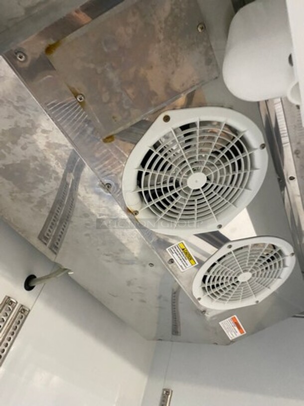 Beverage Air Commercial 2 Door Reach In Freezer! With Poly Coated Racks! All Stainless Steel! Model: KF481AS SN: 9025796 115V 60HZ 1 Phase - Image 6 of 9