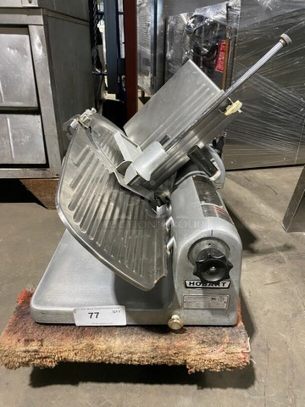 Hobart Commercial Countertop Deli/ Meat Slicer! All Stainless Steel! Model: 1612E SN: 561015680 115V 60HZ 1 Phase - Image 1 of 9