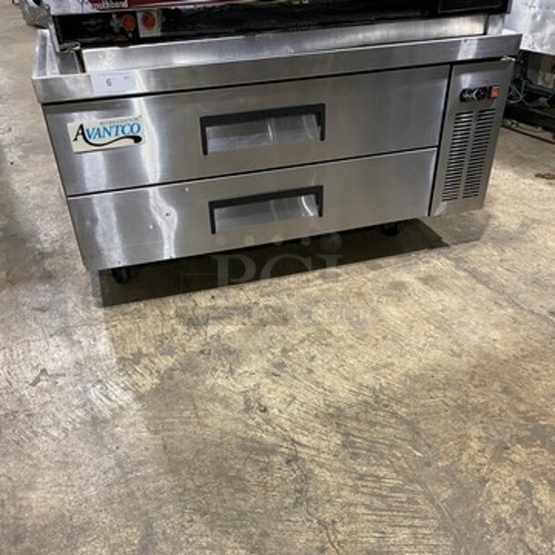 Avantco Commercial Refrigerated 2 Drawer Chef Base! All Stainless Steel! On Casters! Model: 178CBE52HC SN: 6389260217091206 115V - Image 1 of 8