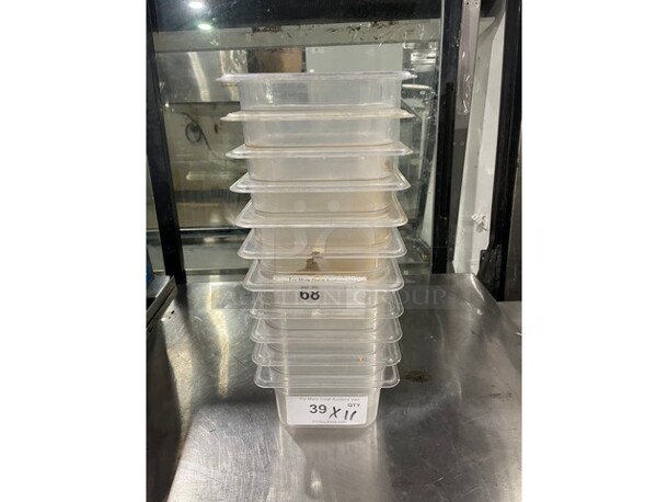 Cambro Poly 1/8 Drop In Pans! 11 X Your Bid! - Image 1 of 5