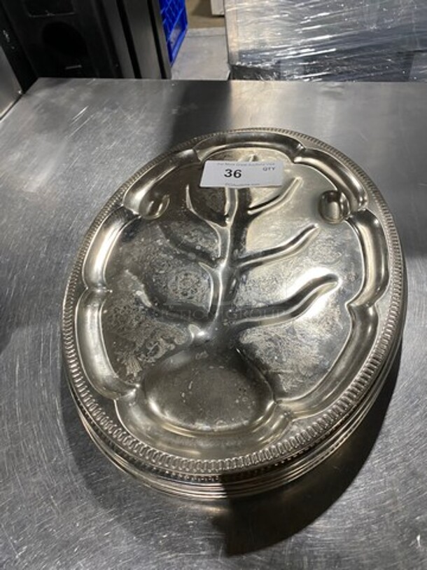 ALL ONE MONEY! Decorative Metal Serving/ Display Trays! - Image 4 of 4