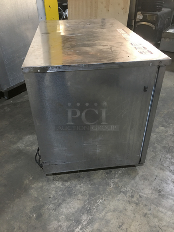COOL! Delfield Manitowoc Commercial 2 Door Lowboy/Worktop Cooler! With Poly Coated Racks! All Stainless Steel! Model: UC4048STAR SN: 1504152000961 115V 60HZ 1 Phase - Image 3 of 8