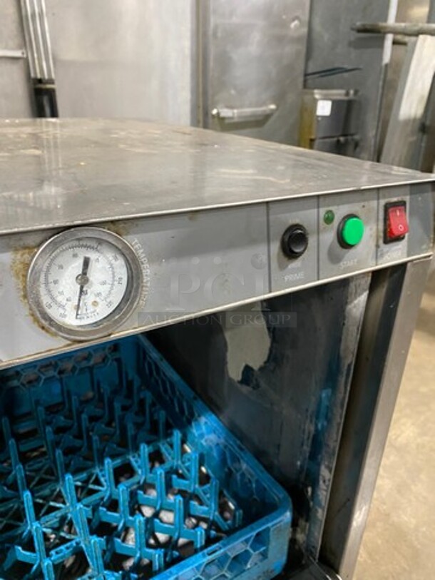 Champion Commercial Under The Counter Dishwasher! All Stainless Steel! Model: UL100 SN: W130336108 120V 60HZ 1 Phase - Image 8 of 10