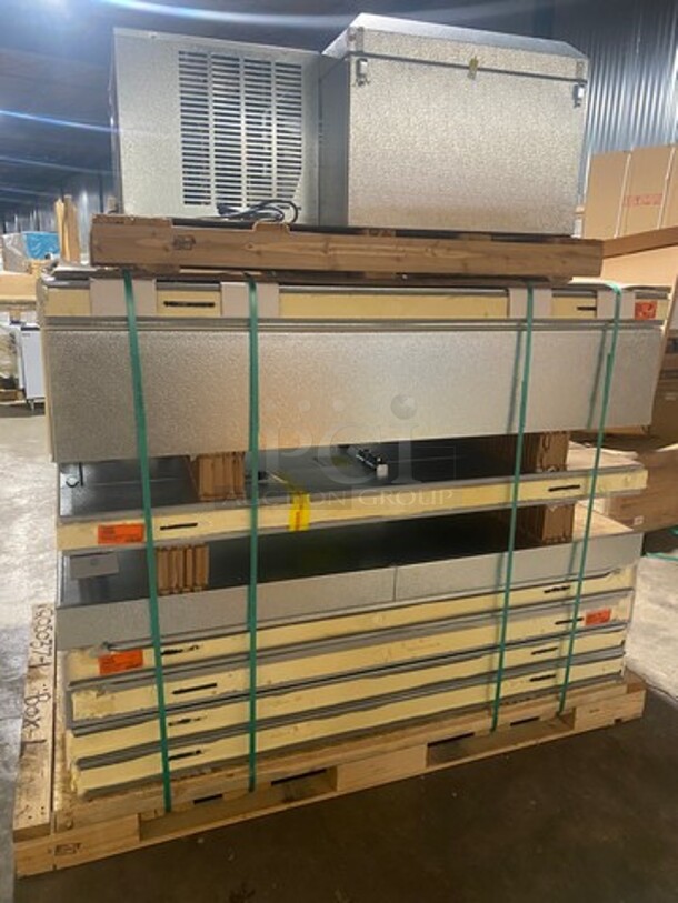 GREAT! BRAND NEW! IN THE BOX! Norlake Commercial Self Contained 6x6 Walk-In Freezer! With Floor! Self-Contained Compressor/Blower! Model: KL66CRM 208/230V 1 Phase - Image 3 of 10