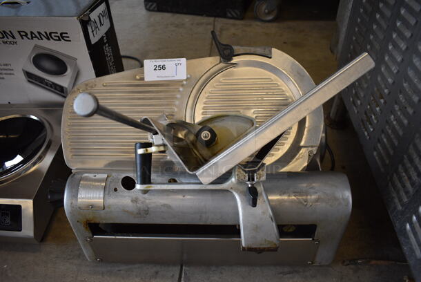 Hobart Model 1612E Stainless Steel Commercial Countertop Automatic Meat Slicer. 115 Volts, 1 Phase. 23x17x21. Tested and Working!