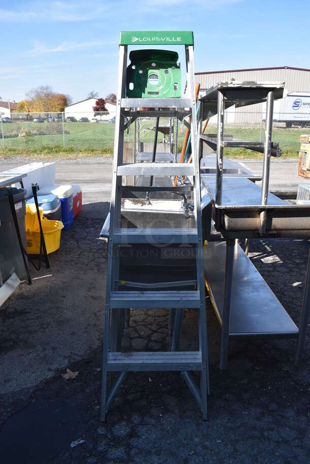 Louisville 225 Pound Capacity A Frame Ladder. 6' - Image 1 of 4